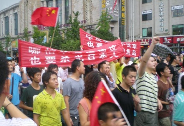 西安抗日游行蔓延全国